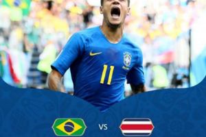 CAMPIONATUL MONDIAL. Brazilia A SUFERIT 90 de minute cu naţionala din Costa Rica şi A CÂȘTIGAT în finalul partidei