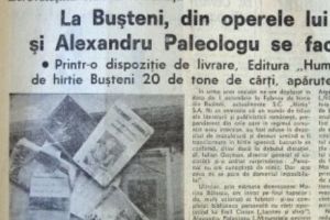 Din operele lui Emil Cioran şi Alexandru Paleologu se face hârtie igenică. România acum 26 de ani