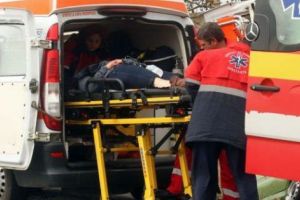 A traversat spre spital