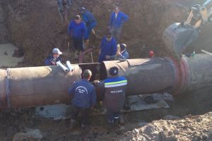 Intervenţie de urgenţă la reţeaua de apă potabilă în Mârşa