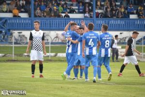 FOTO: CS Ocna Mureş – Unirea Alba Iulia 6-2 (2-0)!!! „Soda”, spectacol pe „Stadionul Dragostei” | Paul Păcurar a debutat în distribuţia „alb-negrilor”
