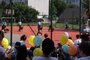 Câinii jandarmilor prezenţi la proiectul “ANIMALS, HOPE FOR CHILDREN”