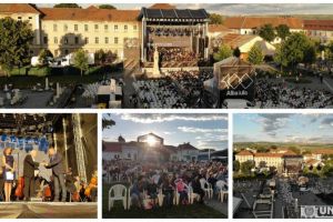 FOTO, VIDEO. Sărbătoarea Muzicii 2018: Maestrul Vladimir Cosma, împreună cu Orchestra şi Corul Filarmonicii de Stat „Transilvania” din Cluj Napoca, pe scena din Piaţa Cetăţii