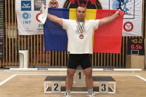 Halterofilul constantean Adrian Rosu, medaliat la Campionatul European (galerie foto)
