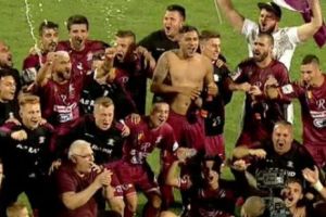 Academia Rapid A PROMOVAT în liga a III-a, după ce A CÂȘTIGAT barajul cu Singureni la o diferenţă ULUITOARE