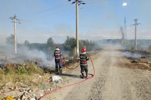 Tulcea. Incendiu in orasul Macin. Intervin pompierii