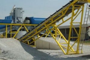 Staţie nouă de betoane, în Sighişoara