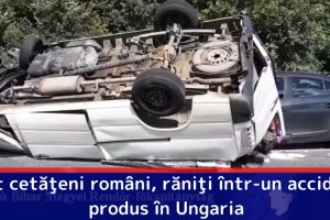 Naţional: Opt cetăţeni români, răniţi într-un accident produs în Ungaria