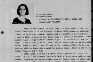 „Dosarul Lilioara”. Fetiţa de legionar care a început colaborarea cu Securitatea la vârsta de CINCI ani