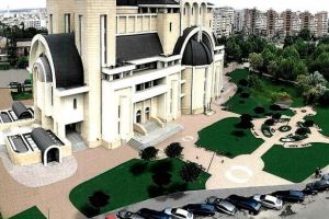 Se amenajează zona din jurul Catedralei Înălţarea Domnului
