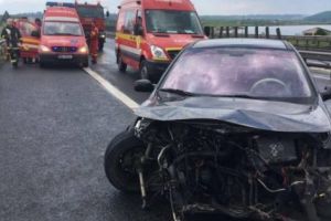 S-a izbit cu maşina de glisieră