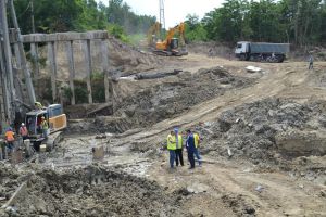 Promisiuni: Podul de la Dridu va fi finalizat înainte de termen