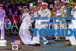 Concert extraordinar al Trupei Topside a Fortelor Navale SUA, la Bucuresti!