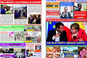 Jurnalul de Călăraşi nr. 3150 din 26 iunie 2018