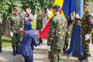 Ziua Drapelului Naţional, sărbătorită în Piaţa Centrală din Bistriţa