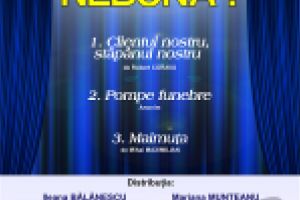 Trupa de teatru pentru seniori „AMBITIOSII” va sustine vineri, 29 iunie 2018, de la ora 11.00,  spectacolul „O lume nebuna, nebuna!”