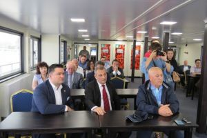 Nava pasager Banat a fost inaugurata. Ambarcatiunea a fost modernizata recent 