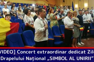 [VIDEO] Concert extraordinar dedicat Zilei Drapelului Naţional: „SIMBOL AL UNIRII”