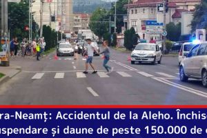 Piatra-Neamţ: Accidentul de la Aleho. Închisoare cu suspendare şi daune de peste 150.000 de euro