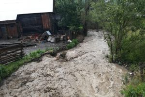 Cod portocaliu de inundaţii în Harghita