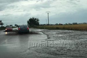 VIDEO: Cum arată drumul european la Dumbrăveni şi Slobozia Bradului