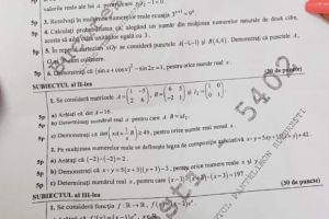 FOTO/ VIDEO. Subiecte Bacalaureat 2018 la matematică şi istorie: Absolvenţii de liceu au susţinut proba obligatorie a profilului