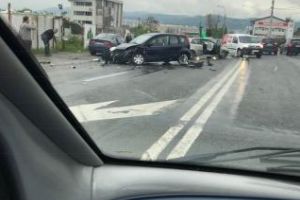 Accident GRAV pe Frunzişului, zona LIDL - FOTO