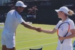 Halep şi Nadal, liderii tenisului mondial, S-AU ÎNTÂLNIT la Wimbledon | VIDEO