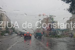 Cod portocaliu de averse torentiale in Tulcea!