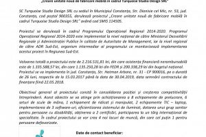 Anunt de presa: LANSAREA PROIECTULUI 