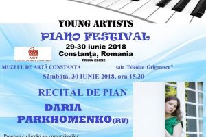 La Muzeul de Arta din Constanta: Prima editie a evenimentului international Young Artists Piano Festival“
