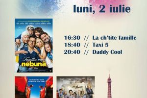 Ziua filmului francez, în 2 iulie la Centrul Cultural Dacia