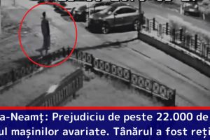 Piatra-Neamţ: Prejudiciu de peste 22.000 de lei în cazul maşinilor avariate. Tânărul a fost reţinut