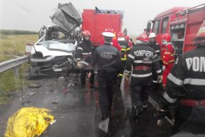 Accident cumplit pe DN 22, în judeţul Brăila