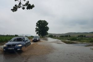 Judetul Tulcea: Inundatii masive in localitatea Nicolae Balcescu
