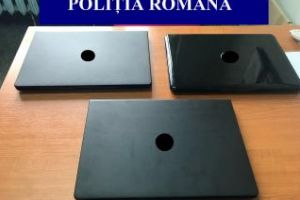 Spărgător prins la Cluj, după ce a furat laptopuri în valoare de 10.000 de lei. Bunurile au fost recuperate FOTO