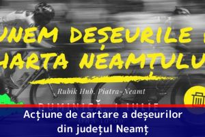 Acţiune de cartare a deşeurilor din judeţul Neamţ: „Într-o singură zi, curăţăm întreaga planetă de deşeuri”