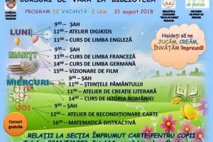 CJ Prahova, anunt pentru copii: Cursuri de vara la Biblioteca N. Iorga din Ploiesti