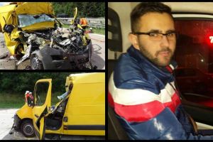 Accident groaznic pe o autostradă din Germania. Un tânăr şofer din Oradea a murit după ce s-a lovit de un TIR (FOTO)