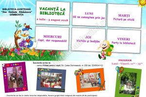 Alternativă de vacanţă: Activităţi distractive pentru elevi, în perioada 2 iulie – 3 august