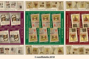 Emisiunea de mărci poştale „Miniaturişti în arta bisericească”