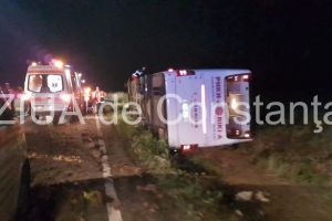 Copiii implicati in accidentul de la intrare in Mihail Kogalniceanu, au plecat catre Ucraina. Ce au declarat turistii inainte de a pleca spre casa 