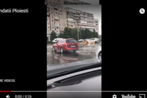 Ploiestiul INUNDAT. Cum arata orasul dupa o ploaie torentiala