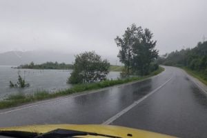 Nivelul apei este în scădere la barajul de la Tărlung