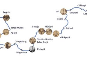 Marşul Centenarului, Alba Iulia – Chişinău, trece şi prin Bistriţa-Năsăud