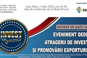 Cel mai mare eveniment economic al anului, la Satu Mare. Miniştri, ambasadori şi oameni de afaceri, la aceeaşi masă