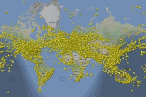 FOTO Ziua cu cele mai multe zboruri din lume – Record de avioane în aer