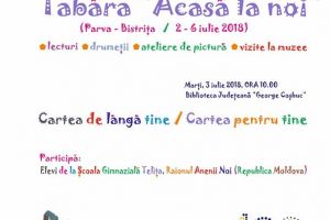Elevii veniţi ”Acasă la noi” ajung la Biblioteca Judeţeană: ”Cartea de lângă tine/Cartea pentru tine”