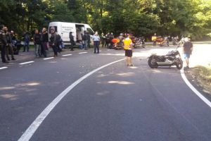 FOTO Accident grav pe Transfăgărăşan – Două motociclete implicate