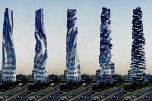 Dynamic Tower Dubai – Primul zgarie nori cu etaje ce se pot roti la 360 de grade